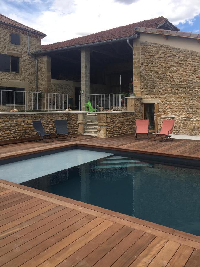 ลา แมซง เดอ โปล แอนด์ มาร์โก Bed & Breakfast Chateauneuf-de-Galaure ภายนอก รูปภาพ